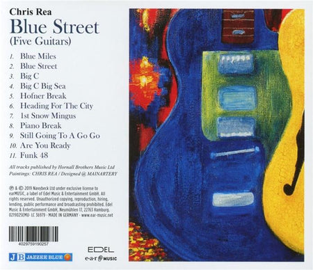 Blue street (five guitars) - Front Cover