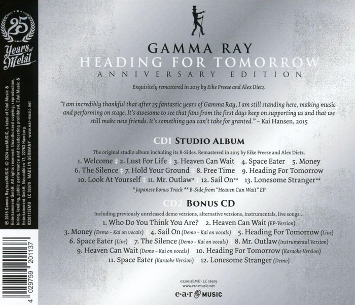 Heading for Tomorrow (Anniversary Edition) - Front Cover