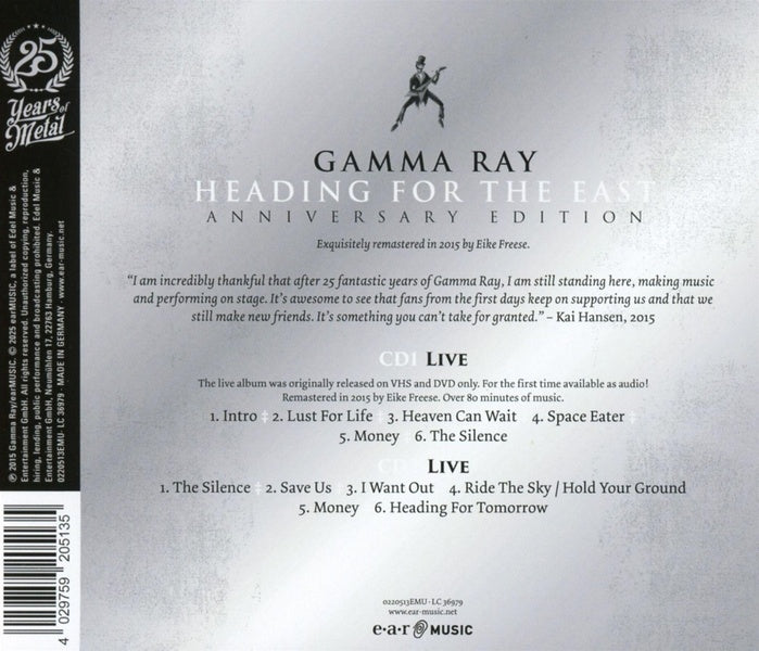 Heading for The East (Anniversary Edition) - Front Cover