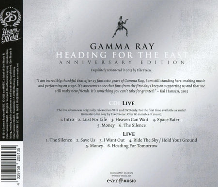 Heading for The East (Anniversary Edition) - Front Cover