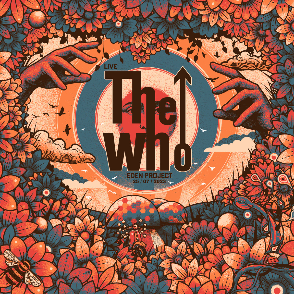 LIVE AT EDEN PROJECT 25/07/2023 - Back Cover