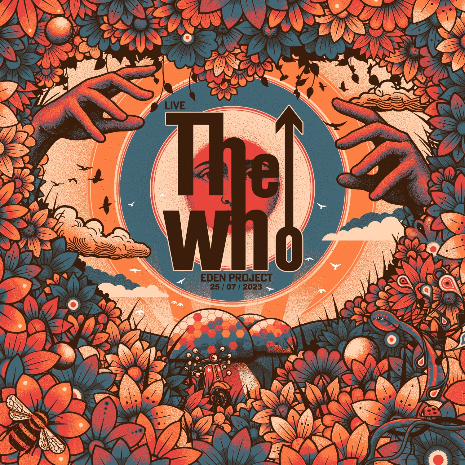 LIVE AT EDEN PROJECT 25/07/2023 - Back Cover