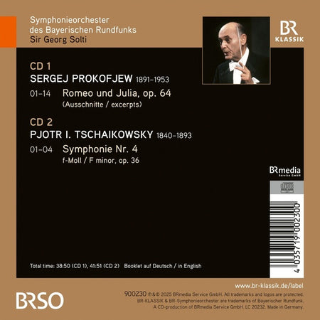 Roméo et Juliette / Symphonie numéro 4 - Front Cover