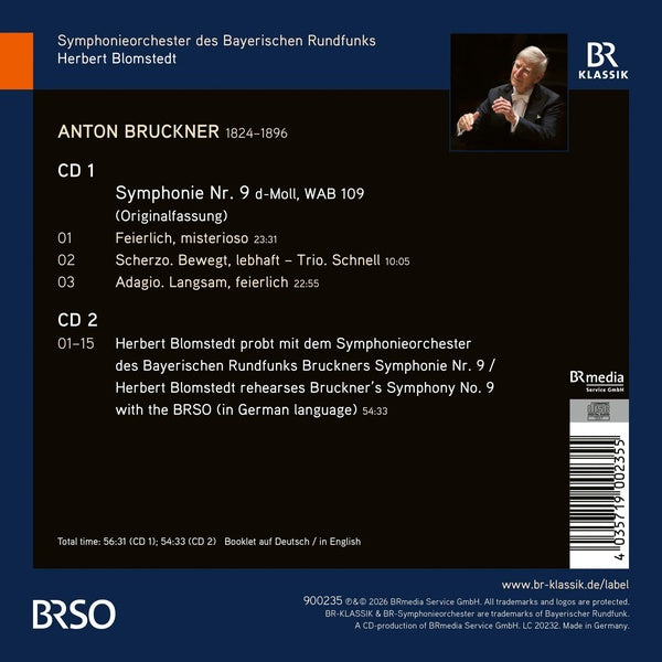 Symphonie Number 9 : Extracts From The Rehearsals - Front Cover