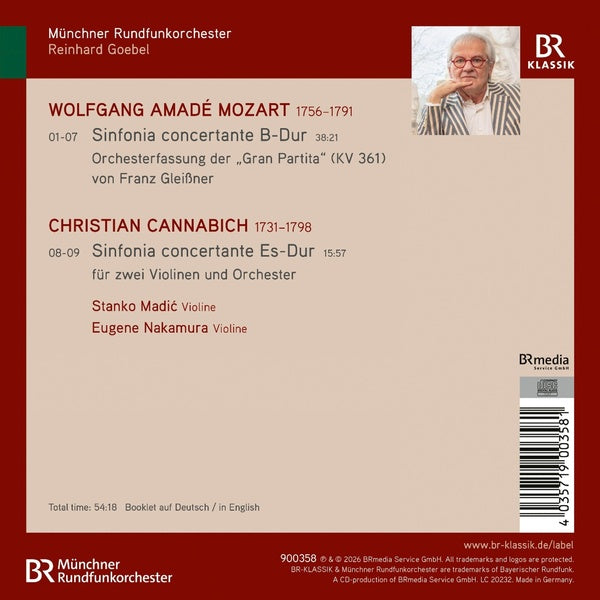 Mozart "Gran Partita" (Orchestral Version) - Front Cover