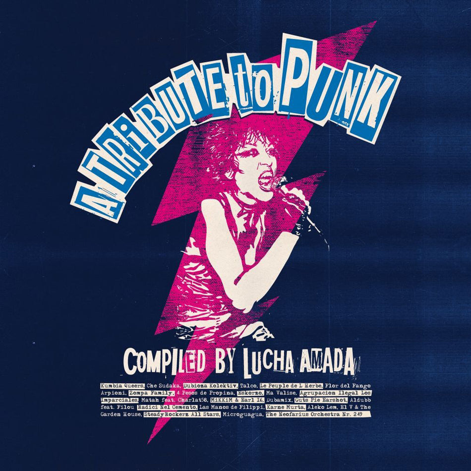 A Tribute To Punk Compiled By Lucha Amada - Front Cover