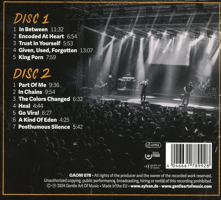 Back To Live - Front Cover