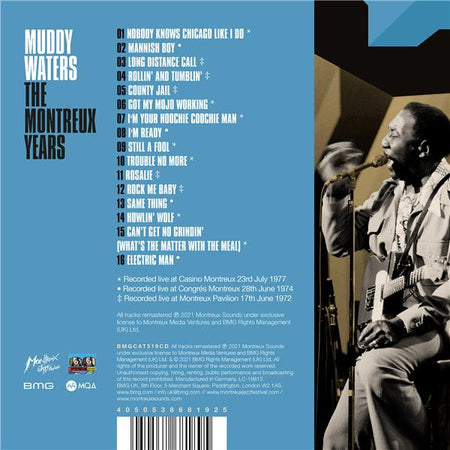 Muddy Waters: The Montreux years - Front Cover