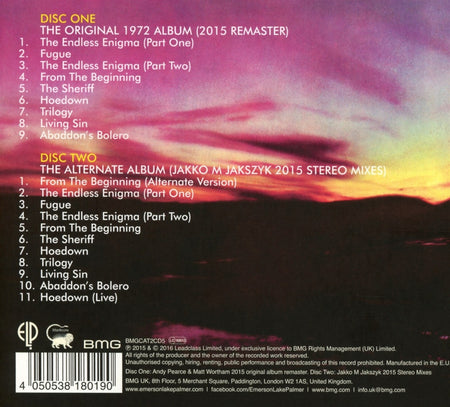 Trilogy - Back Cover