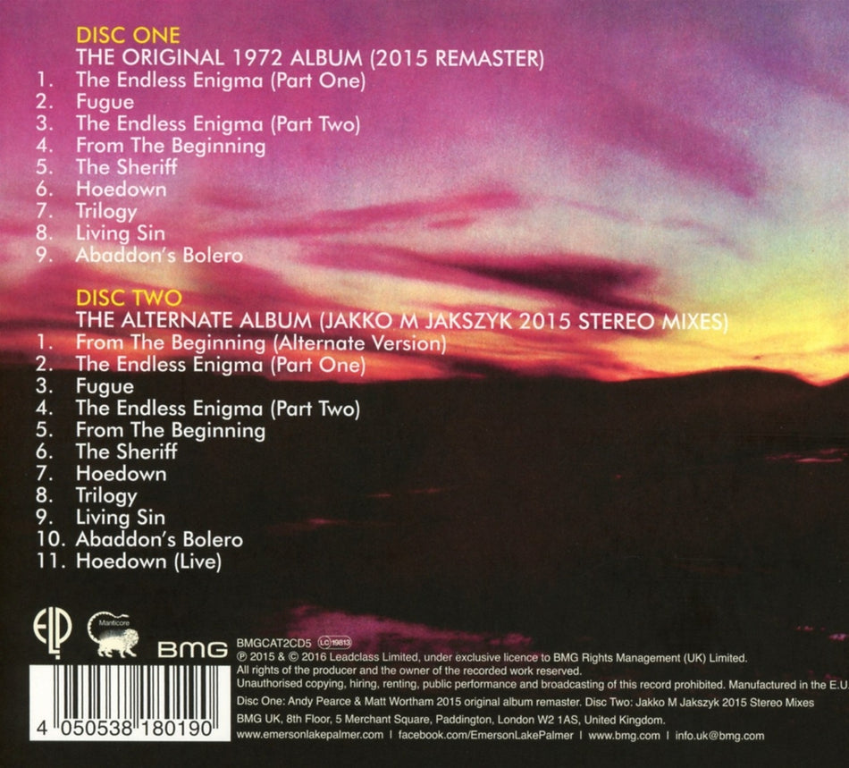 Trilogy - Back Cover