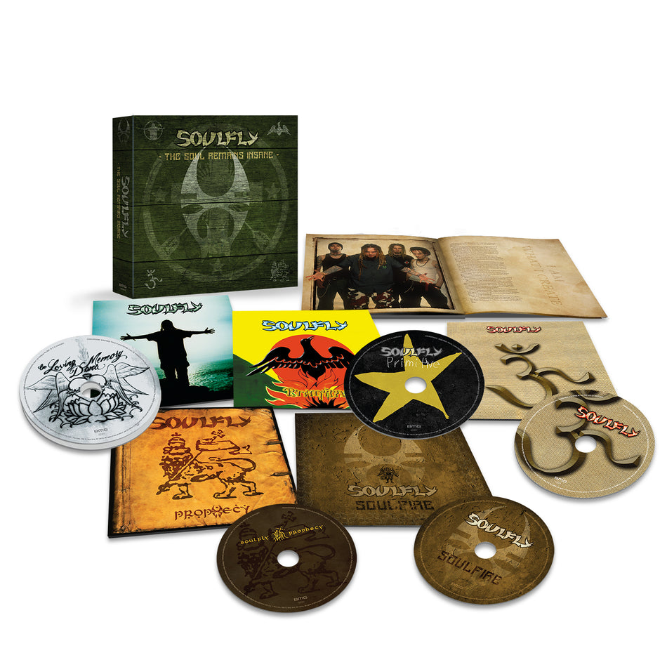 The Soul Remains Insane: The Studio Albums 1998 to 2004 - Front Cover