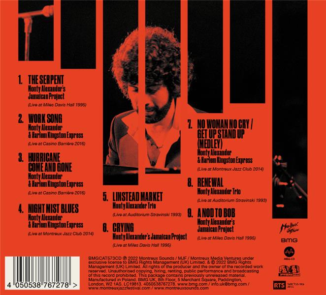 Monty Alexander : The Montreux Years - Front Cover