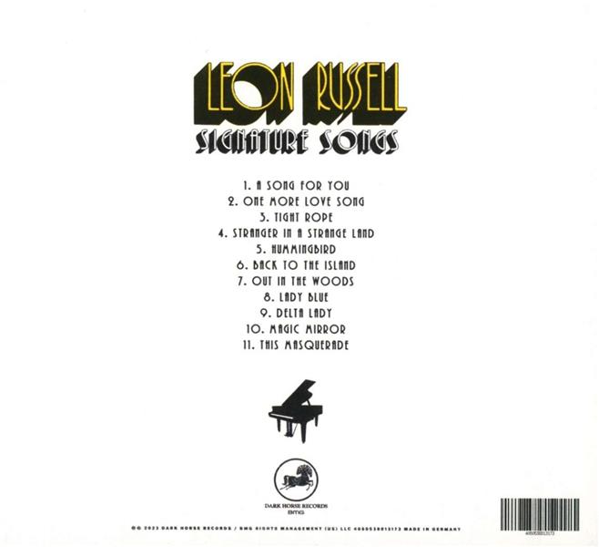 Signature Songs - Front Cover