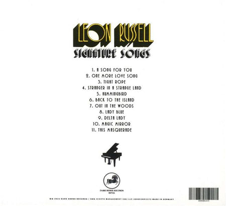 Signature Songs - Front Cover
