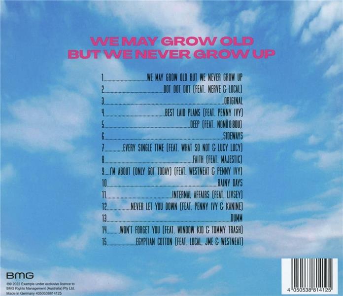 We May Grow Old But We Never Grow Up - Front Cover