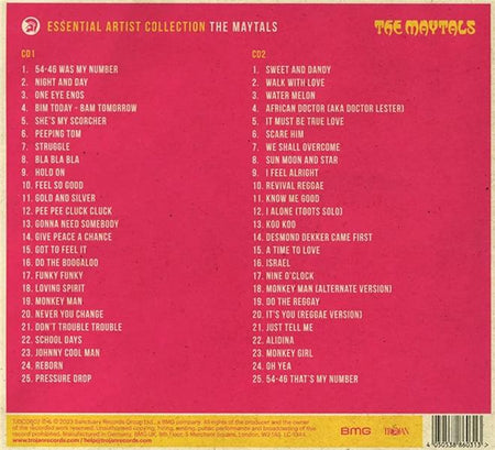 Essential Artist Collection - The Maytals - Front Cover