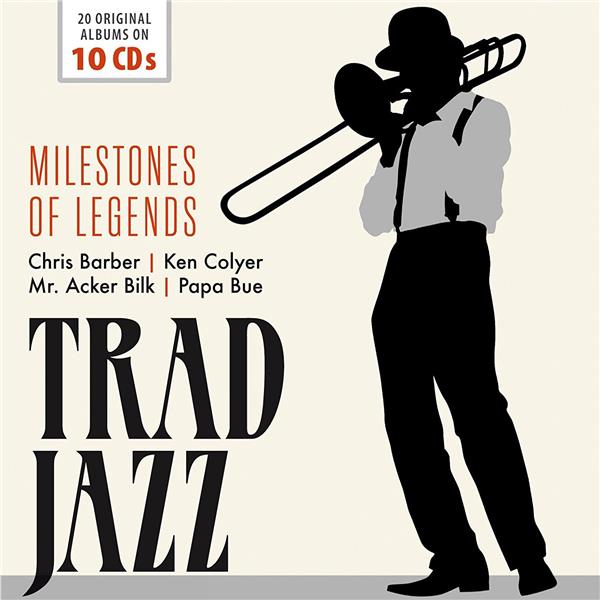 Milestones of legends Trad Jazz Coffret - Front Cover