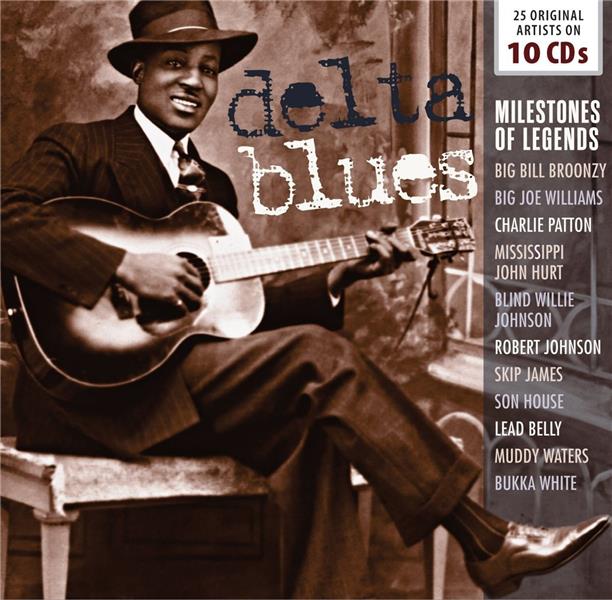 Milestones of Legends : Delta Blues Coffret - Front Cover