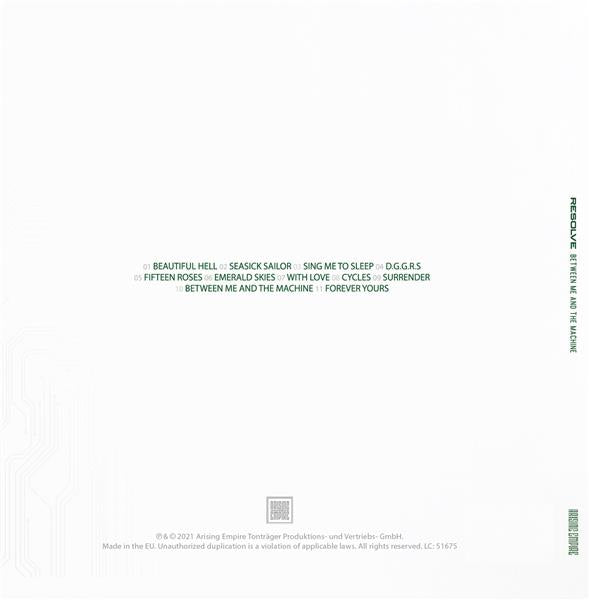 Between Me And The Machine - Front Cover