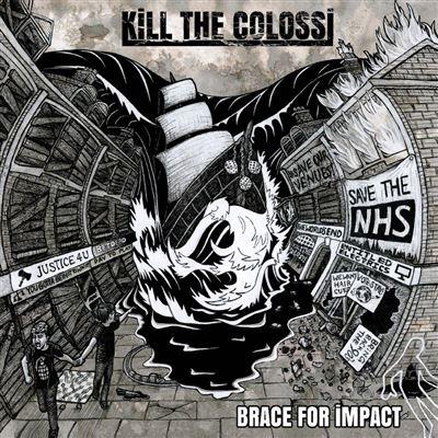 Braces For Impact/Red Black Grey Hazed Vinyl - Front Cover