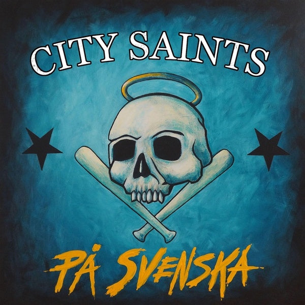 Pa Svenska/Blue With Black & White Splatter Vinyl - Front Cover