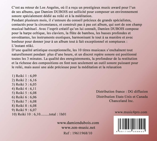 L'instant Reiki - CD - Front Cover