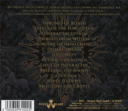 Live In North America - Front Cover