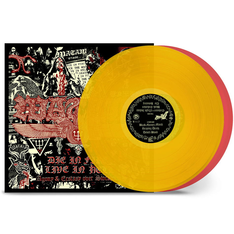 DIE IN FIRE - LIVE IN HELL - Front Cover