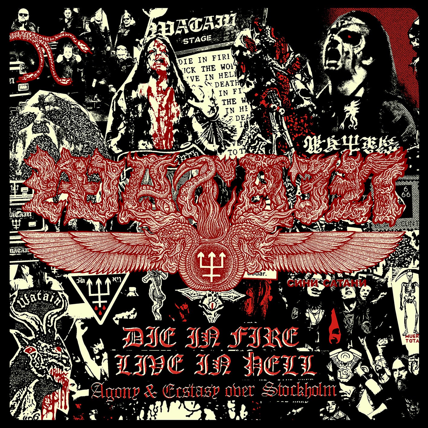 DIE IN FIRE - LIVE IN HELL - Back Cover