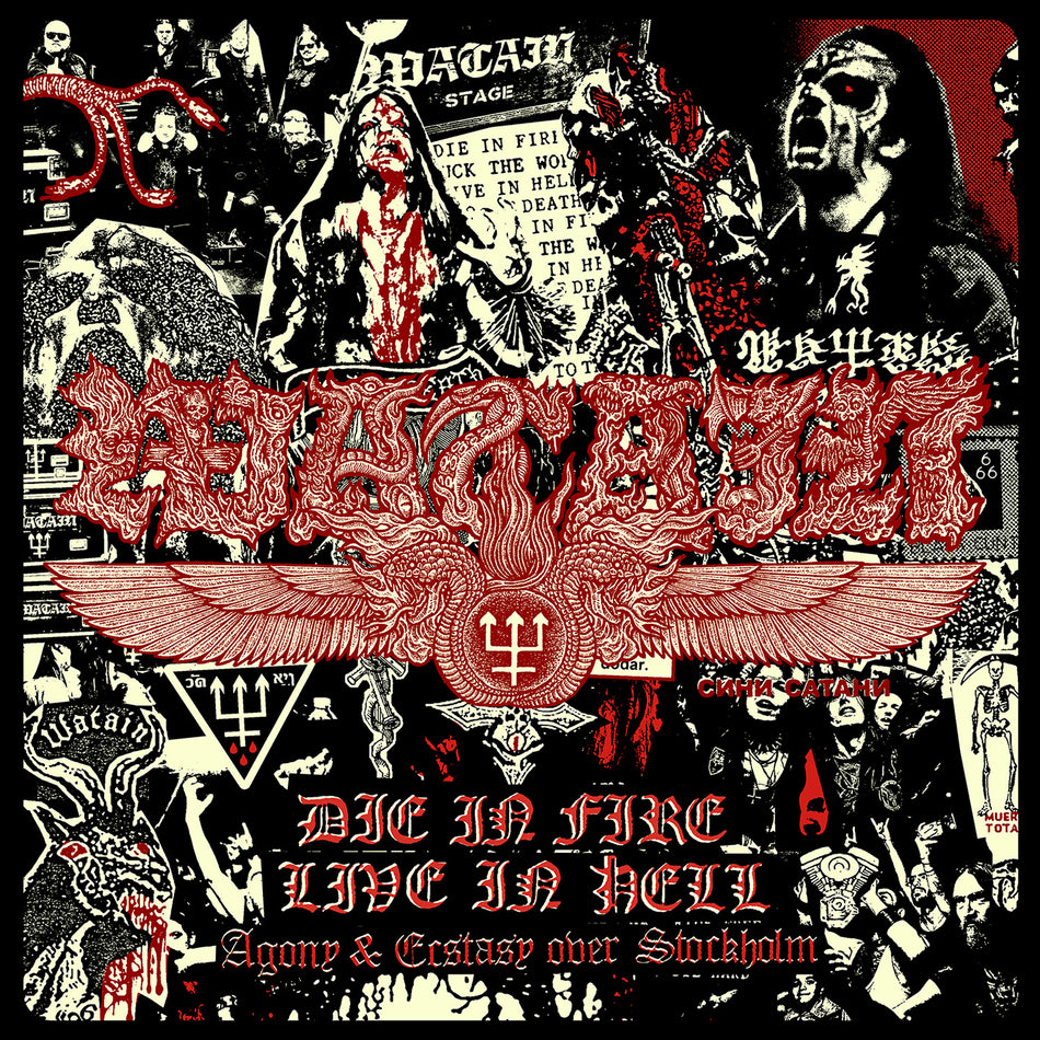 DIE IN FIRE - LIVE IN HELL - Back Cover