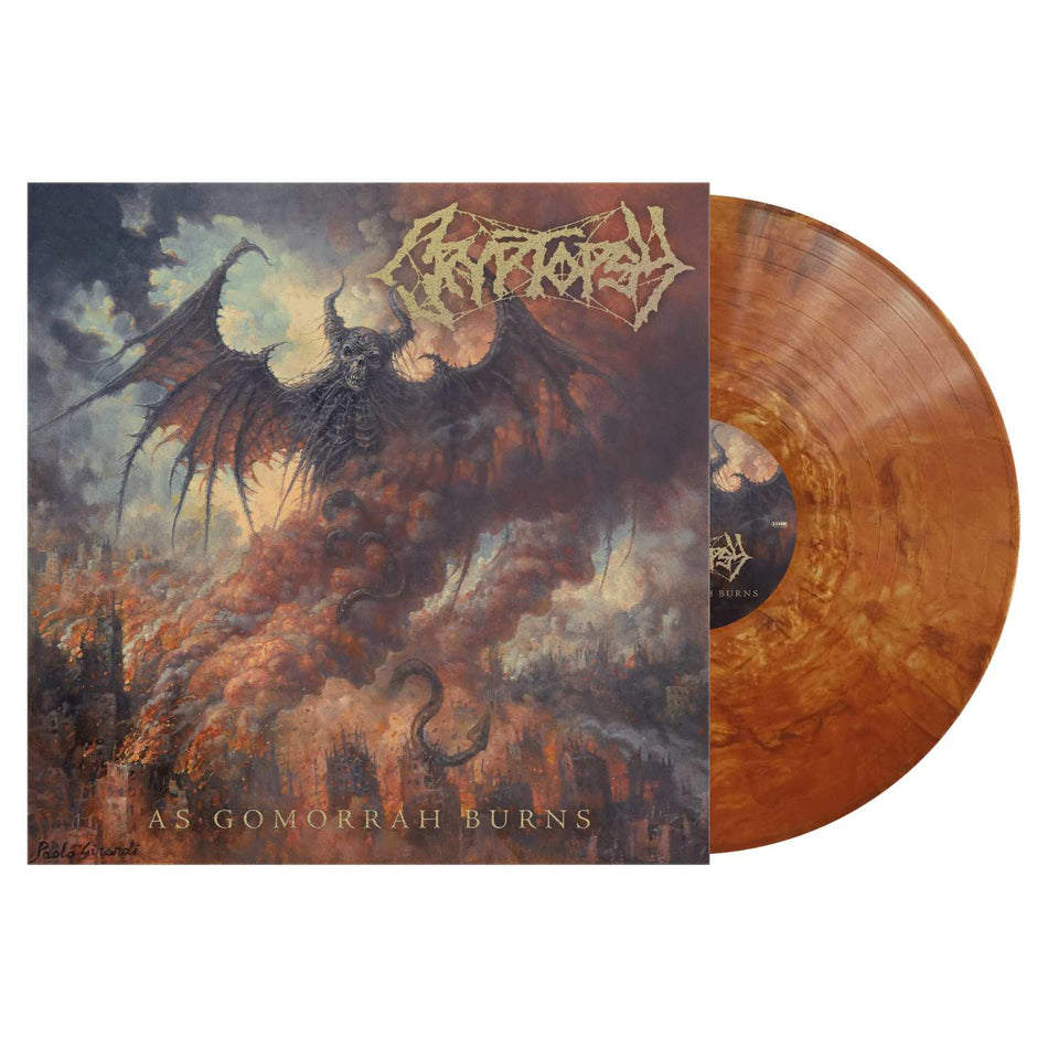 AS GOMORRAH BURNS - Front Cover