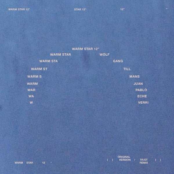 Warm Star 12Inch - Front Cover