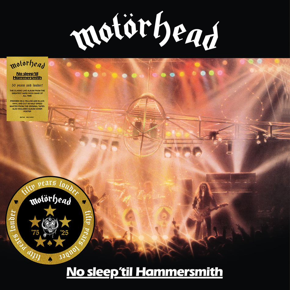 No Sleep 'Til Hammersmith - Front Cover