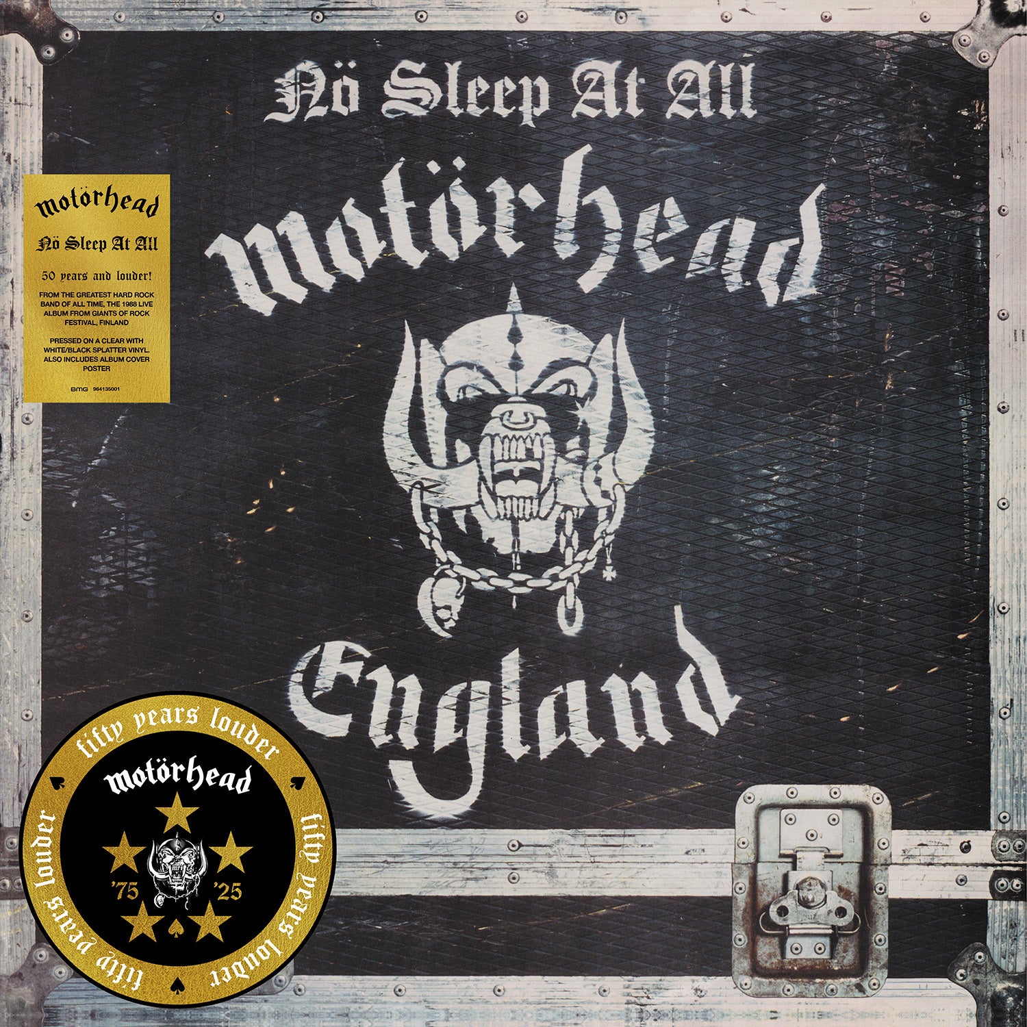 No Sleep At All - Front Cover