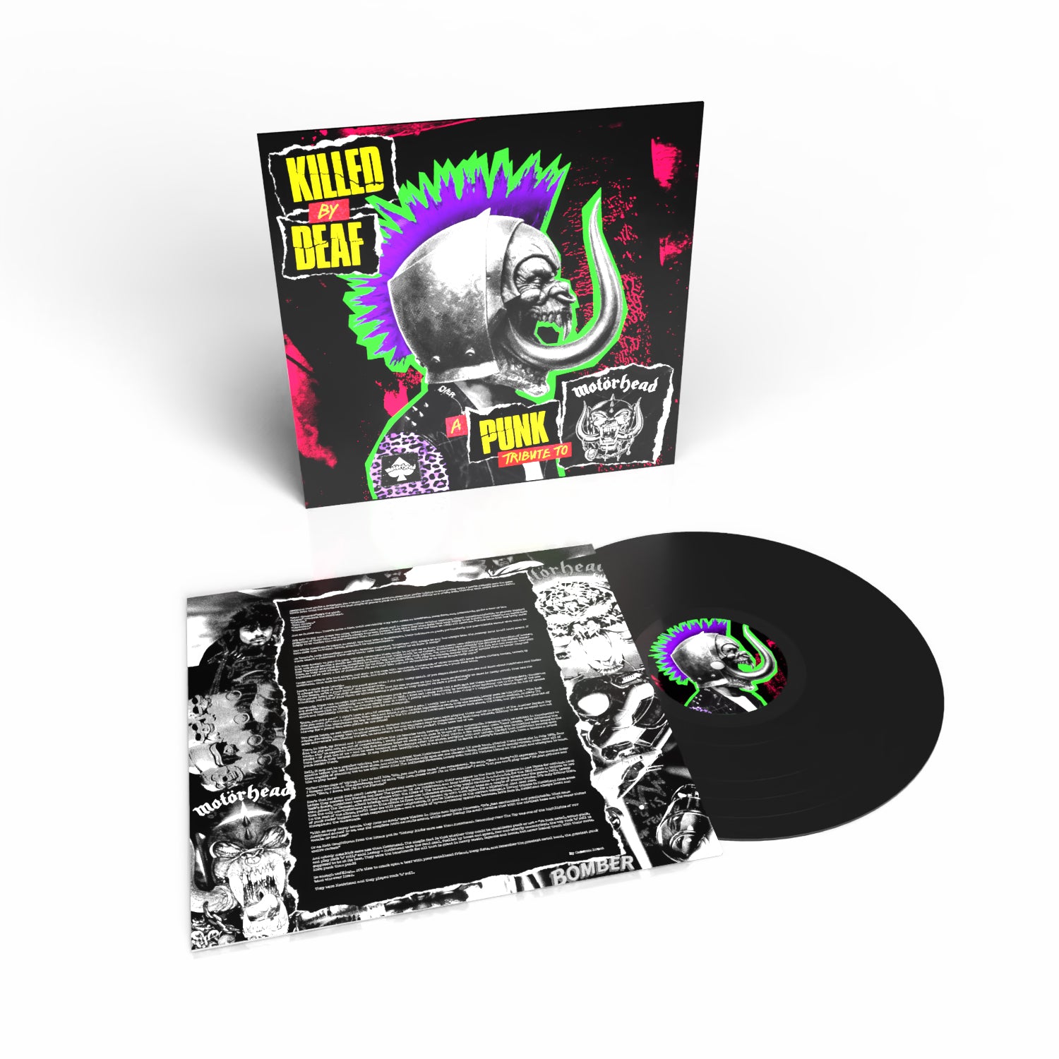 Killed By Deaf: A Punk Tribute to Motörhead - Back Cover
