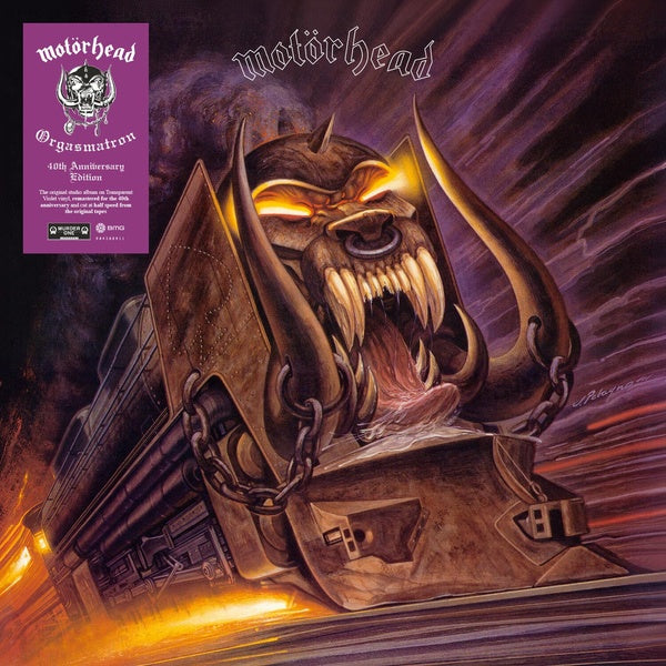 Orgasmatron 40th Anniversary Edition Vinyle Violet Transparent - Front Cover