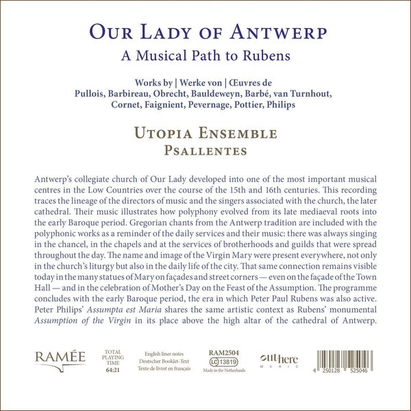 Our Lady Of Antwerp : A Musical Path To Rubens - Front Cover
