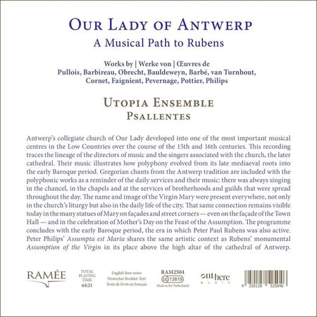 Our Lady Of Antwerp : A Musical Path To Rubens - Front Cover