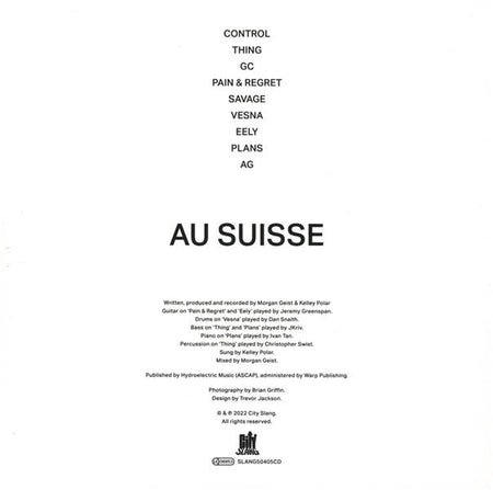 Au Suisse - Front Cover