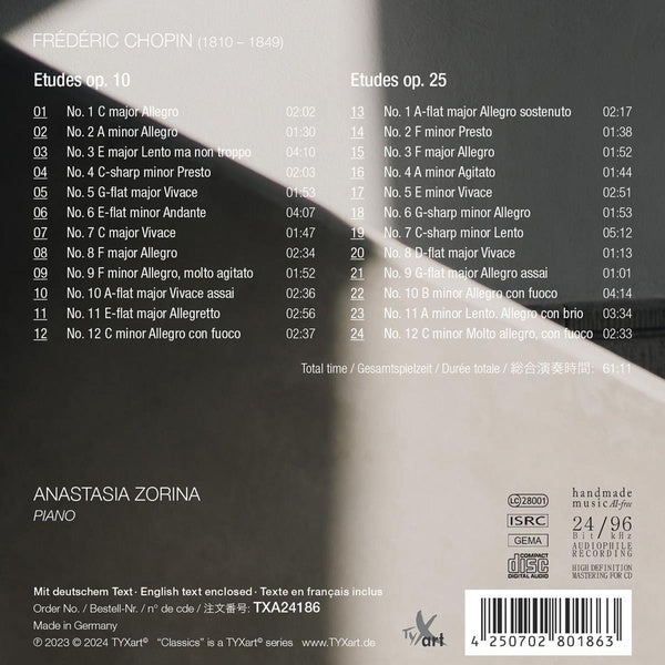 Etudes Op.10 & Op.25 - Front Cover