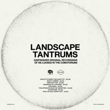 LANDSCAPE TANTRUMS - Front Cover