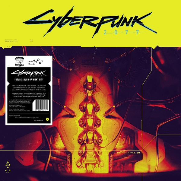 Cyberpunk 2077 Future Sound Of Night City Vinyle Jaune - Front Cover