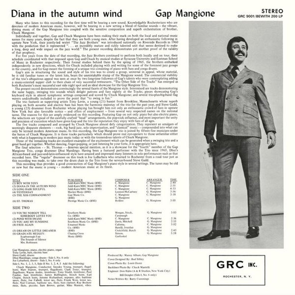 Diana In The Autumn Wind - Front Cover