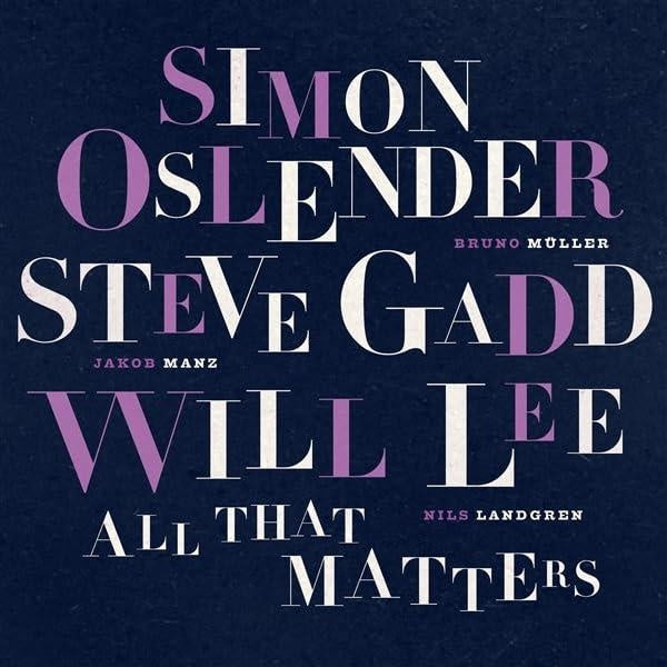 ALL THAT MATTERS - Front Cover
