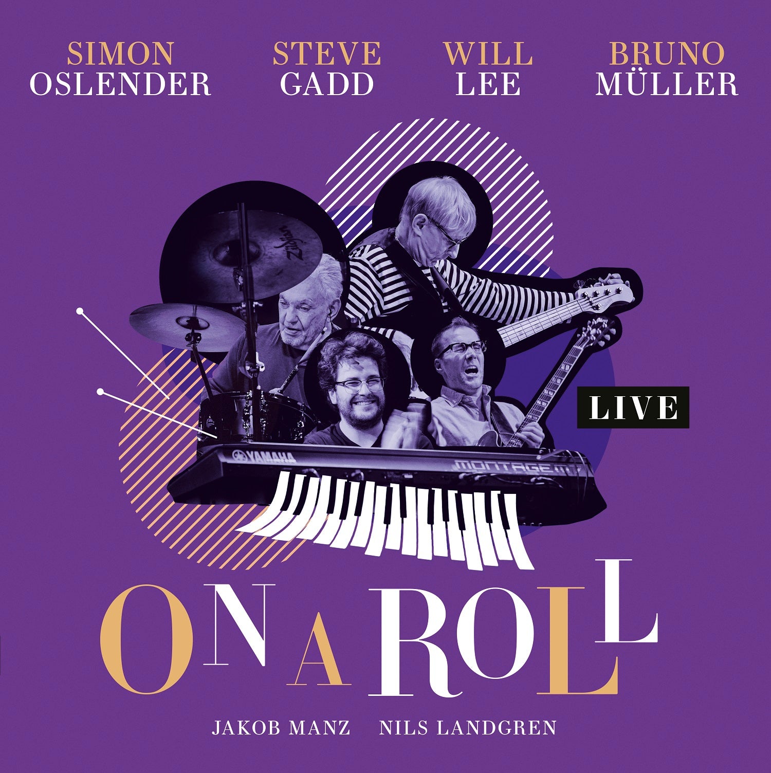 ON A ROLL LIVE - Front Cover