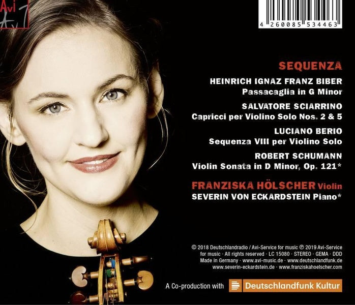Sequenza / œuvres pour violon et piano - Front Cover