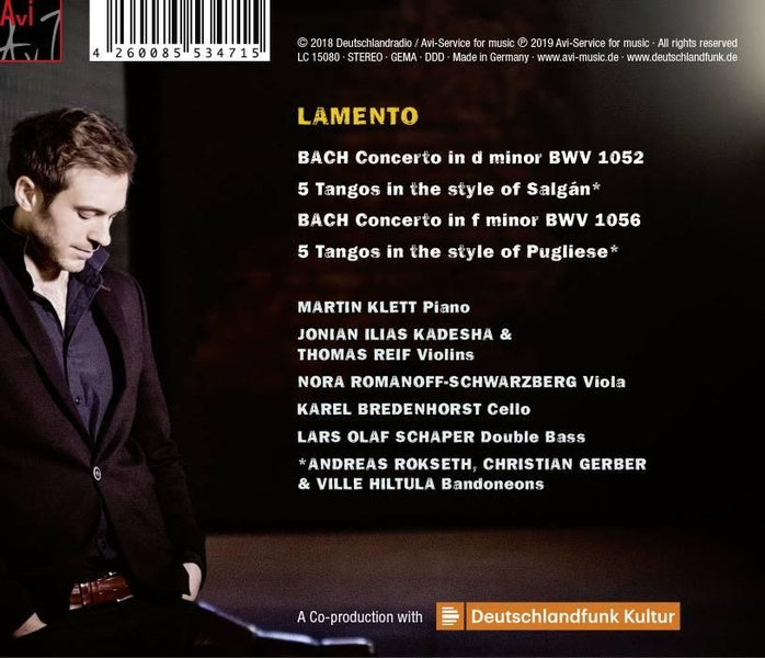 Concertos pour piano BWV 1052 & 1056 - Front Cover