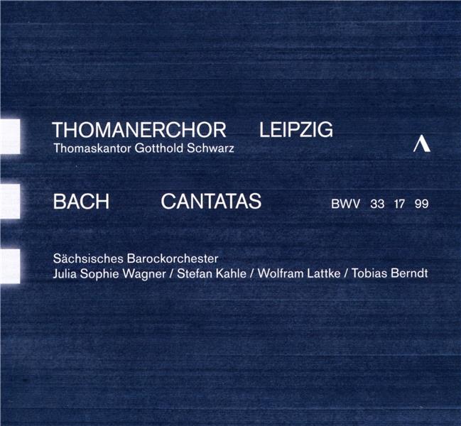 Cantates BWV 33, 17 et 99 - Front Cover