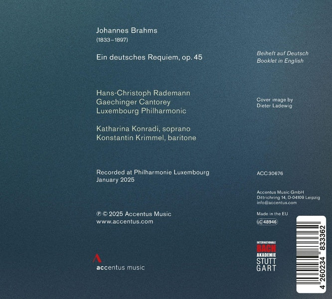 Deutsches Requiem - Front Cover
