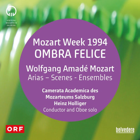 Mozart Week 1994 : Ombra felice - Front Cover